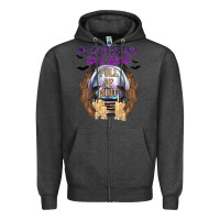Charcoal Heather My Crystal Ball Says You're Zipper Hoodie - texasbilliewilder