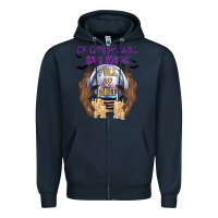 Navy My Crystal Ball Says You're Zipper Hoodie - texasbilliewilder