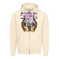 Sandshell My Crystal Ball Says You're Zipper Hoodie - texasbilliewilder