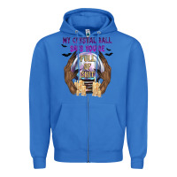 True Royal My Crystal Ball Says You're Zipper Hoodie - texasbilliewilder