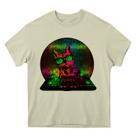 Mossy HOUSE CAT (Rainbow DJ Kitty) Heavy Core Tee - Bettercallsaul