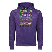 Cloud Purple camping rules Vintage Hoodie - MaliasSmallBusiness