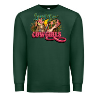 Sports Green Long life Cowgirls Premium Sweatshirt - HowdyJamesFarm
