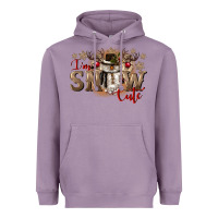 Lavender im snow cute Heavyweight Hoodie - CowGirlArtShop