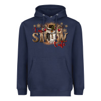 Navy im snow cute Heavyweight Hoodie - CowGirlArtShop