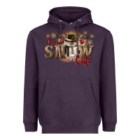 Plum im snow cute Heavyweight Hoodie - CowGirlArtShop