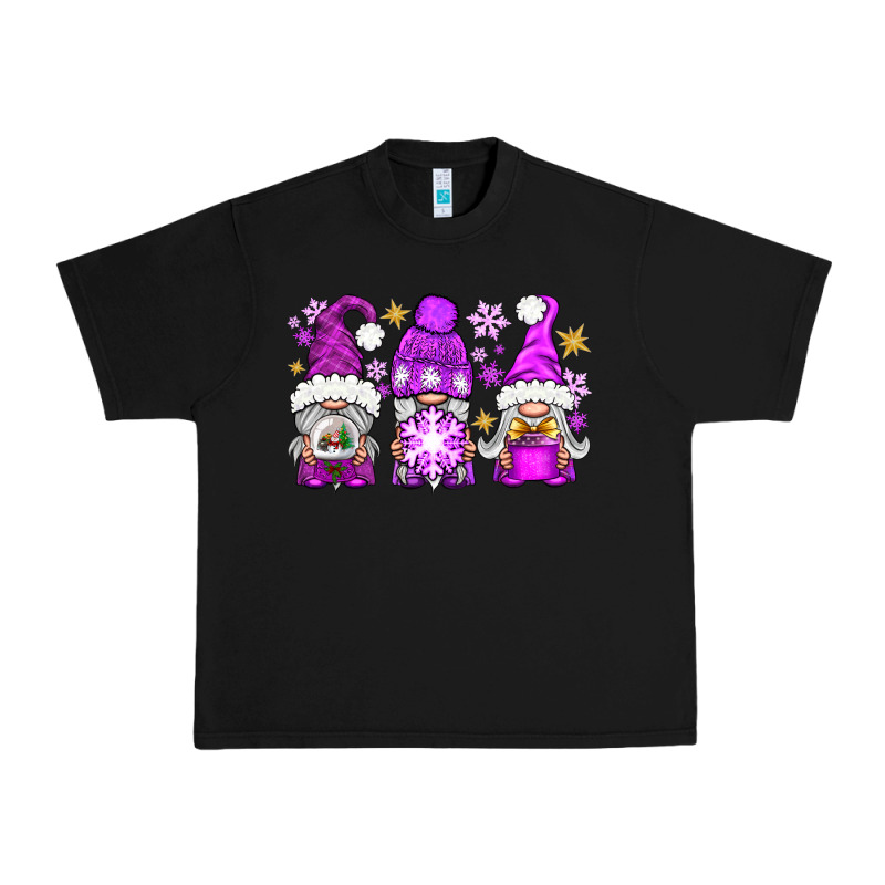 Purple Winter Gnomies Urban Heavy Tee by NancyCooperArtShop | Teevron