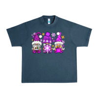 Midnight Navy purple winter gnomies Urban Heavy Tee - NancyCooperArtShop