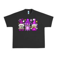 Pigment Black purple winter gnomies Urban Heavy Tee - NancyCooperArtShop