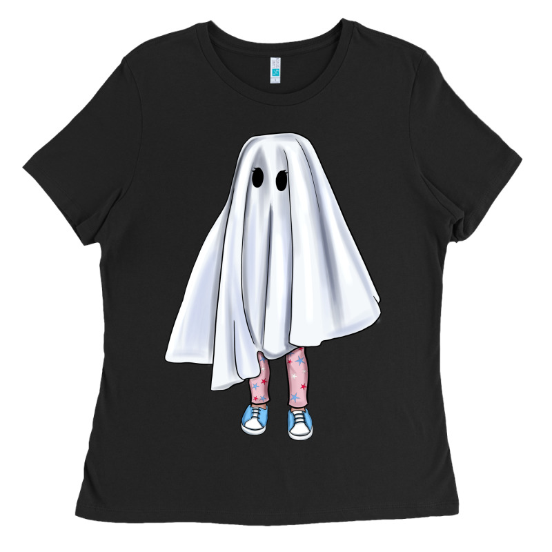 Cute Ghost Ladies Tee by BundleAndBundleShop | Teevron