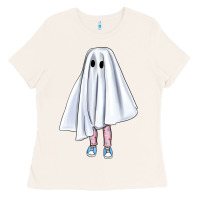 Bone cute ghost Ladies Tee - BundleAndBundleShop
