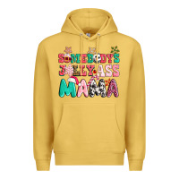Antique Gold somebody jolly ass mama pink christmas Premium Hoodie - CowGirlArtShop