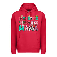 Cardinal somebody jolly ass mama pink christmas Premium Hoodie - CowGirlArtShop