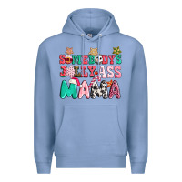 Colony Blue somebody jolly ass mama pink christmas Premium Hoodie - CowGirlArtShop