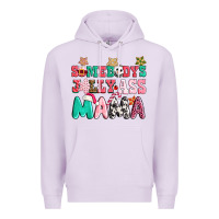 Lilac somebody jolly ass mama pink christmas Premium Hoodie - CowGirlArtShop