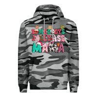Slate Camo somebody jolly ass mama pink christmas Premium Hoodie - CowGirlArtShop