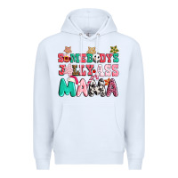 White somebody jolly ass mama pink christmas Premium Hoodie - CowGirlArtShop