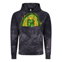 Cloud Black st patrick s day shamrock rainbow Vintage Hoodie - MaliasSmallBusiness