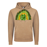 Vintage Coffee st patrick s day shamrock rainbow Vintage Hoodie - MaliasSmallBusiness