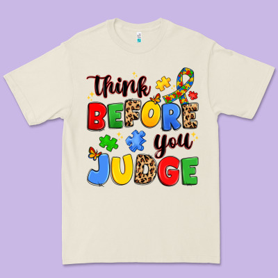 Think Before You Judge Premium Tee Designed By Jahusdesignshop