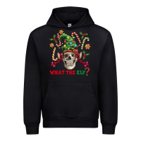 Black what the elf skull Urban Hoodie - FaDigitalArtStudio