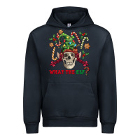 Navy what the elf skull Urban Hoodie - FaDigitalArtStudio