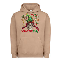 Pigment Burro what the elf skull Urban Hoodie - FaDigitalArtStudio