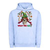 Pigment Grape Ice what the elf skull Urban Hoodie - FaDigitalArtStudio