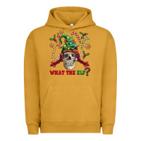 Pigment Peanut Butter what the elf skull Urban Hoodie - FaDigitalArtStudio