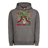 Pigment Tornado what the elf skull Urban Hoodie - FaDigitalArtStudio