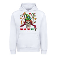White what the elf skull Urban Hoodie - FaDigitalArtStudio