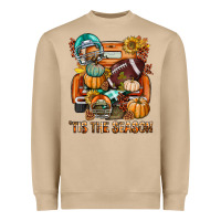 Mushroom Tis The Season Fall Football Truck Heavyweight Sweatshirt - BundleAndBundleShop