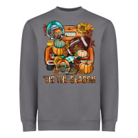 Storm Tis The Season Fall Football Truck Heavyweight Sweatshirt - BundleAndBundleShop