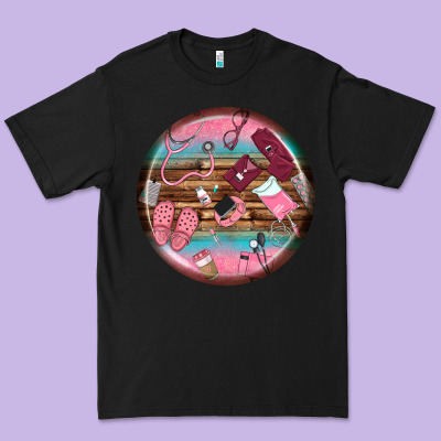 Nurse Round Earrings Premium Tee Designed By Bundleandbundleshop