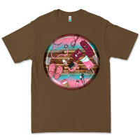 Cacao nurse round earrings Premium Tee - BundleAndBundleShop