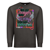 Smoke cowgirl not all angels have wings Premium Sweatshirt - CowGirlArtShop