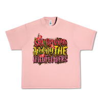 Salmon she belongs among the wildflowers Urban Heavy Tee - NancyCooperArtShop