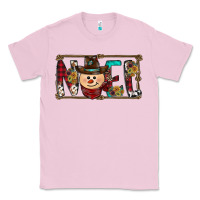 Bubblegum Pink noel snowman christmas Classic Tee - CowhideDigitalArt