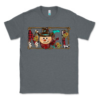 Charcoal Heather noel snowman christmas Classic Tee - CowhideDigitalArt