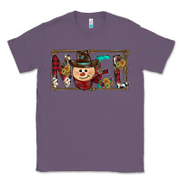 Lavender noel snowman christmas Classic Tee - CowhideDigitalArt