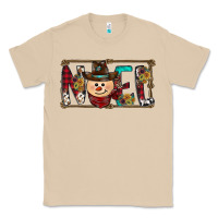 Mushroom noel snowman christmas Classic Tee - CowhideDigitalArt