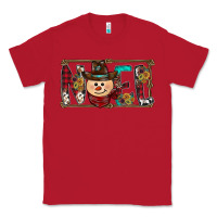 Red noel snowman christmas Classic Tee - CowhideDigitalArt