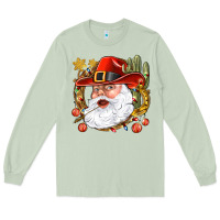 Matcha Cowboy Santa Long Sleeve Tee - BundleAndBundleShop