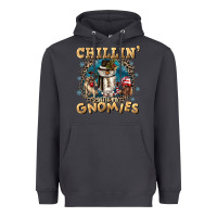 Smoke chillin with my gnomies Heavyweight Hoodie - CowGirlArtShop