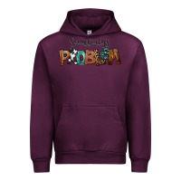 Mauve Wine Somebody's Problem Urban Hoodie - FaDigitalArtStudio