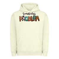 Pigment Pistachio Somebody's Problem Urban Hoodie - FaDigitalArtStudio