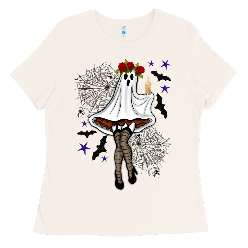 Freak Ghost Halloween Ladies Tee by BundleAndBundleShop | Teevron