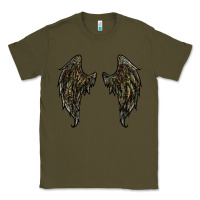Army Green leopard camouflage wings Classic Tee - RanaPortraitStore