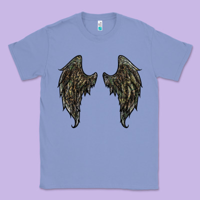 Leopard Camouflage Wings Classic Tee Designed By Ranaportraitstore