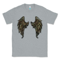 Heather Grey leopard camouflage wings Classic Tee - RanaPortraitStore
